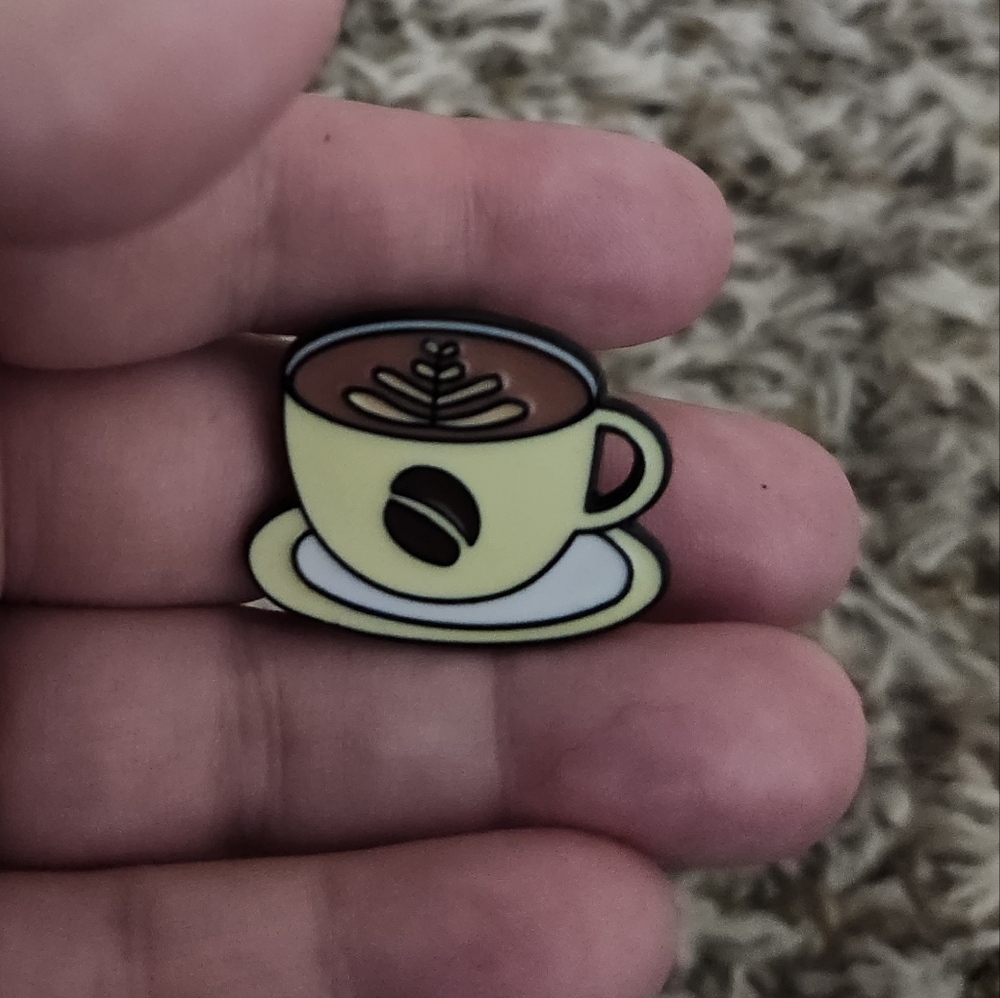 Coffee Cup Enamel Pin
